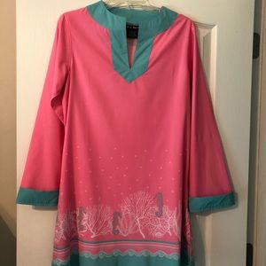 Beautiful Like New Island/Beach Dress  Size Small  EUC